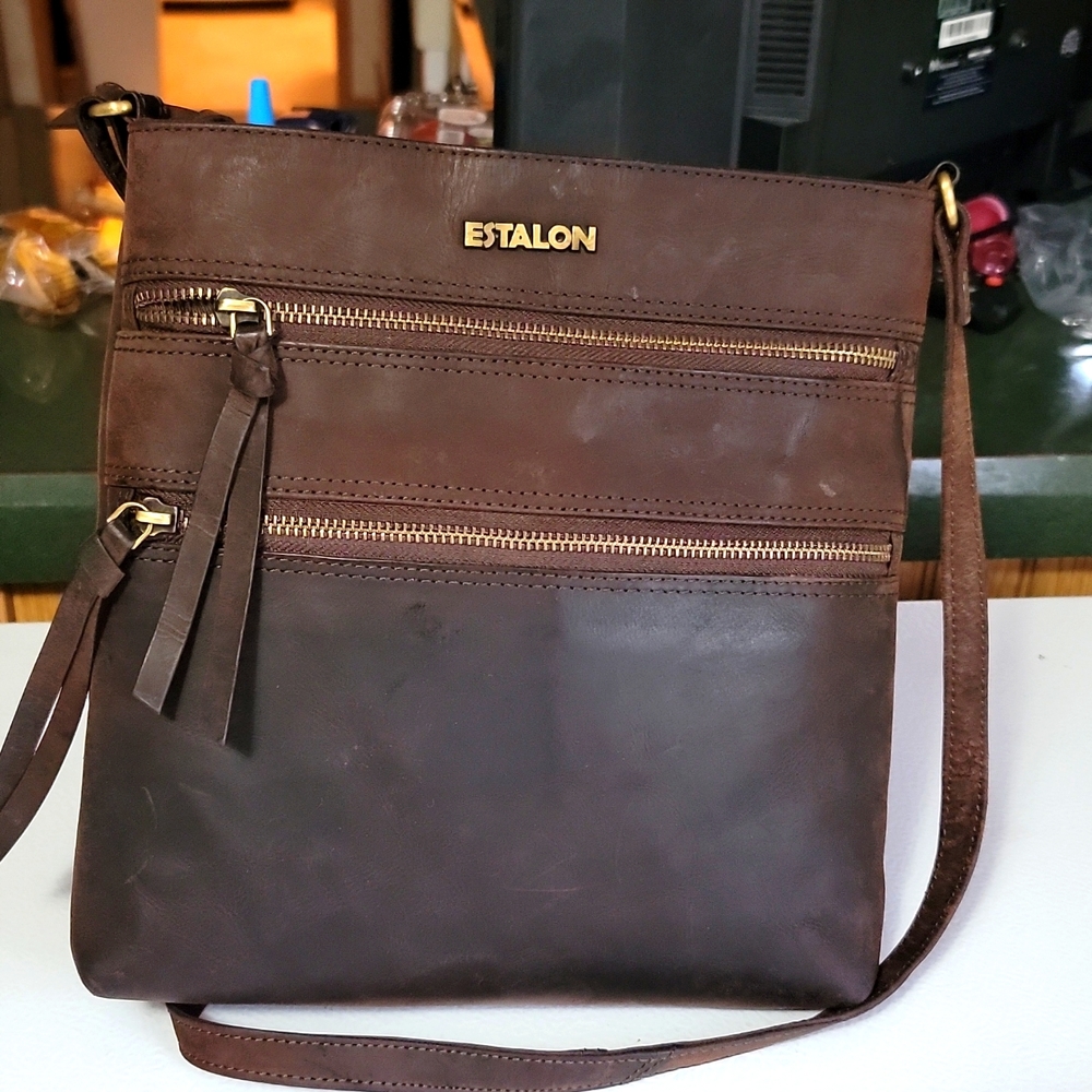 Estalon leather cross body